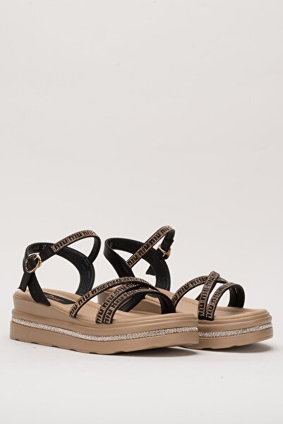 DİVA Μαύρη Πέτρα Γυναικεία Καθημερινή Σανδάλια