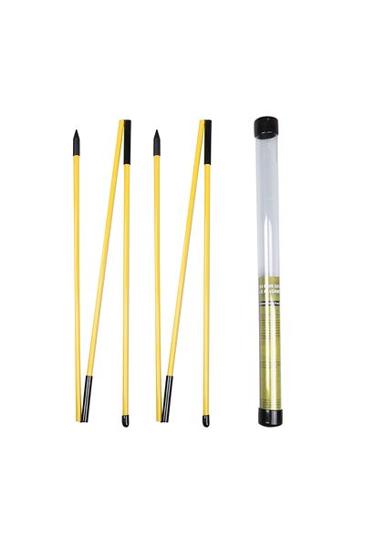 Choice Yellow 6 Colors Golf Alignment Sticks Collapsible Golf Practice Rods Putter Green Trainer Tools Golf