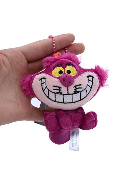 Choice 0-10cm Cheshire cat Alice Cheshire Cat Cute Cartoon Doll Backpack Pendant Doll Plush Doll Toy Keycha
