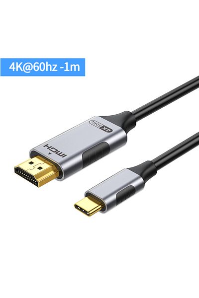Choice 2m 4K60HZ USB C to HDMI Cable (4K@60Hz) 3.3FT Type C to HDMI Adapter Thunderbolt 4/3 to HDMI for Hom
