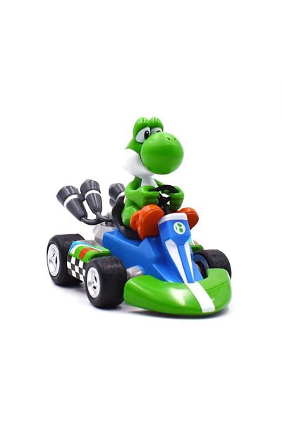 Choice With Box Mario Pull Back Car Anime Cartoon Mario Luigi Yoshi Princess Peach Donkey Kong Toad Bowser