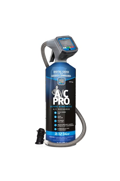 AC PRO طقم إعادة شحن مكيف السيارة A/C Pro Ultra Synthetic R-1234yf، سعة 14 أو...