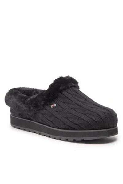 SKECHERS women's slippers 31204 black