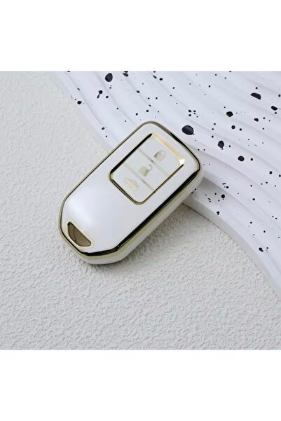 YıldızTuning HR-V Exclusive Keyless Go Husă pentru chei alb-auriu