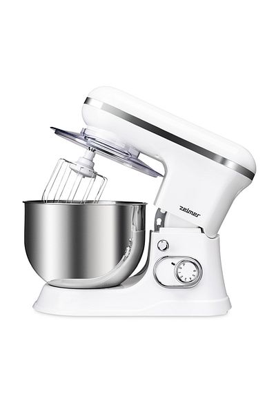Zelmer Mixer planetar Zelmer ZKR1350, 1200 W, 6 trepte de viteza, functie Smartmix, pulse, bol inox 5 l
