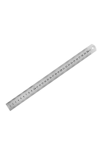 VKTECH 300mm 15-50cm Double Side Scale Stainless Steel Metal Straight Ruler Measuring Tool Precision Measur