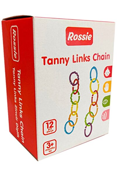 Tanny Links Zincir Dişlik | 12’li | 3 Ay+ | BPA–Ftalat İçermez