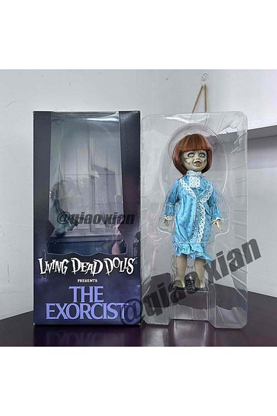 BANDAI with box Horror Girl 30cm Mezco Horror Living Dead Dolls The Exorcist Joint Movable PVC Action Figur