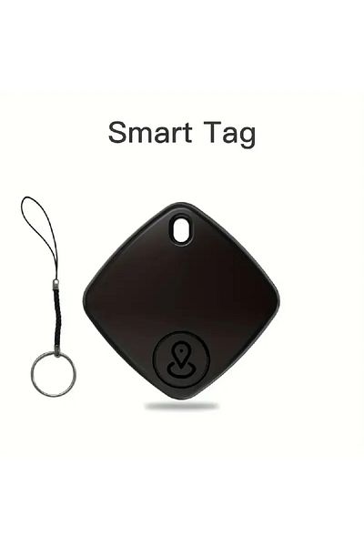GGBEE جهاز تتبع GPS صغير ذكي بخيار أسود، خاصية تحديد موقعي، مضاد للضياع، لأجهزة iPhone وIOS وKey Wall