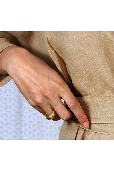 Ervalina Thick Design Trend Ring