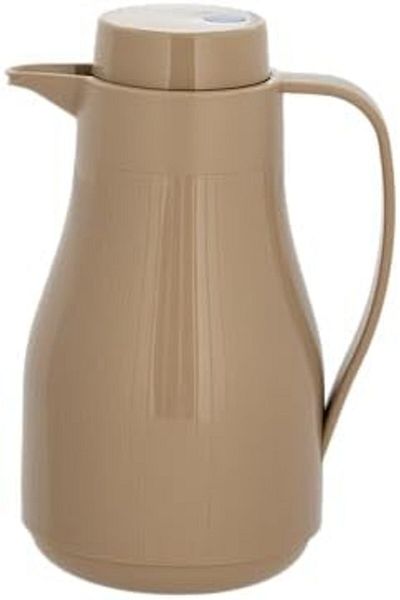 ALSAIF Blu Coffee And Tea Vaccum Flask In Beige / Leak-proof And Keeps Drinks Hot 1 Liter