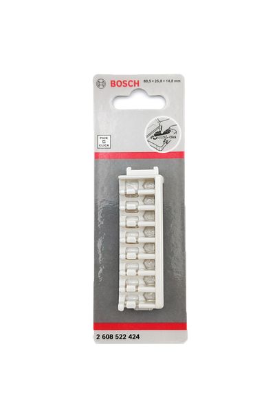 Bosch 2608522424 BOSCH 2608522424 Pick&Click Drill Bit Holder 8-Slot For Screwdrivers Head Bracket Plastic