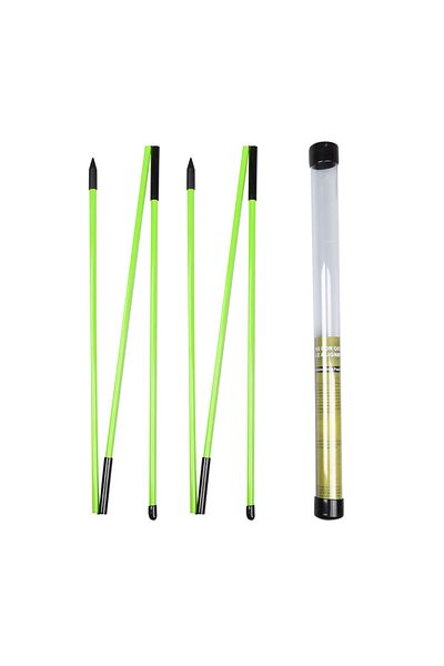 Choice light green 6 Colors Golf Alignment Sticks Collapsible Golf Practice Rods Putter Green Trainer Tools