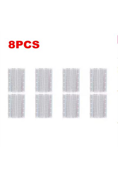 Choice 8PCS 1-10pcs 400 Tie Points Solderless PCB Breadboard Mini Universal Test Protoboard DIY Bread Board