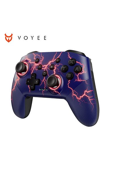 Choice blue Wireless Switch Controller 1000mAh Compatible with Switch/Lite/OLED/PC/Windows/iOS/Android, RGB
