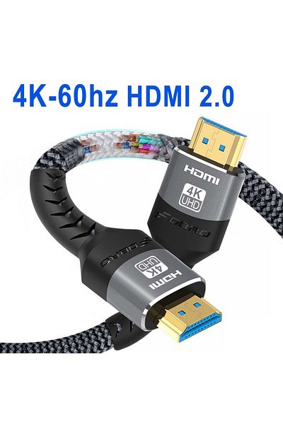 Choice 1m 4K-60hz-HDMI 2.0 HDMI-compatible Cable HDMI 2.0 4K 60HZ HDMI Cable 6.6FT 18Gbps High Speed2.0 Bra