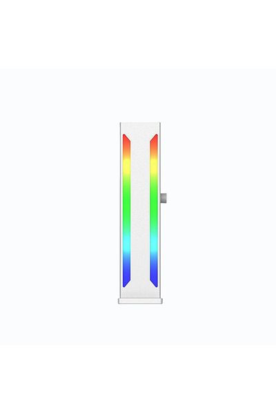 Choice WHITE Aluminum Alloy Vertical Graphics Card Holder, ARGB, 5V3PIN Interface, Bottom With Magnetic Suc