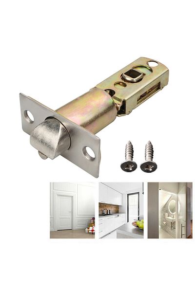 Choice 1pcs Stainless Steel Internal Bathroom Privacy Door Lock Passage Latch Lockbody 41 Mm Hole Distan...