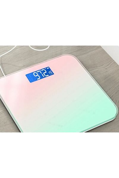 Choice Turning Green Gradient Color Intelligent Lcd Electronic Scale Digital Display Glass Weight Scale Bal