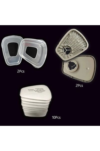 Choice 14PCS Set 5N11 Electrostatic Dust Filter 501 503CN 603 Adapter Fit for 3M 6200/7502/6800 Respirator