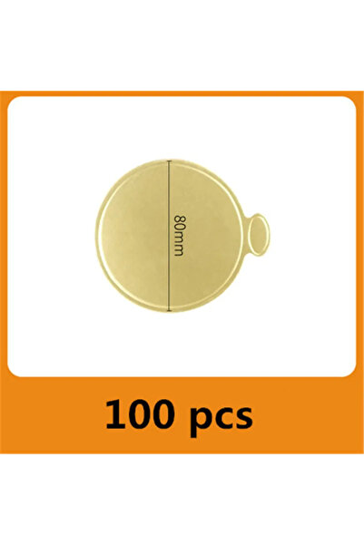 Choice 80 مم 100 قطعة/عبوة من ألواح الكيك الصغيرة المصنوعة من الورق المقوى لص...