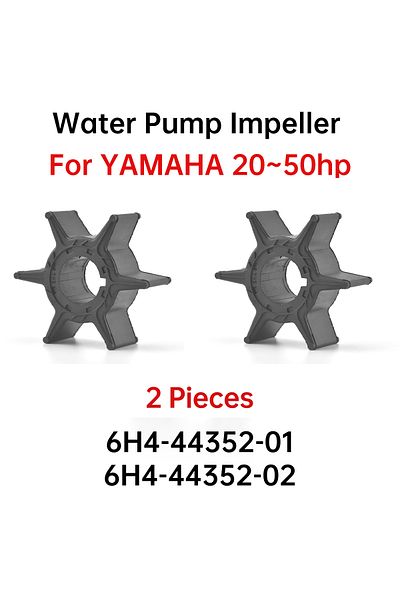 Choice 2 PCS 6H4-44352-01 Water Pump Impeller For Yamaha Outboard Motor Engine 20hp 25hp 30hp 40hp 50hp Shi