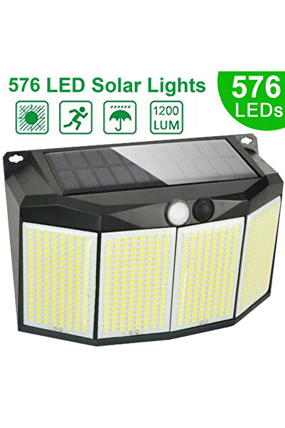 Choice 1 قطعة 576 LED 576 LED ضوء الطاقة الشمسية مستشعر الحركة في الهواء الطل...