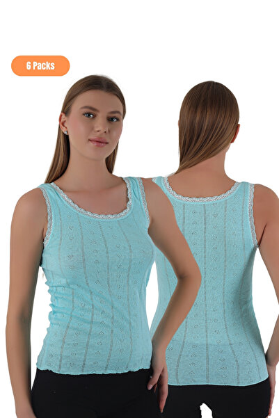 CNT Жіночий 100% бавовняний 6-панельний джакардовий майка