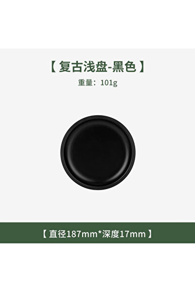 Choice L Black Aluminum Alloy Dining Dish Outdoor Camping Picnic Tray Dirt Pr...