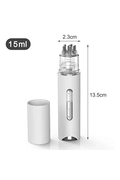 Choice 15 مل - مشط سائل لفروة الرأس الأبيض، مشط تدليك صغير محمول، مشط توجيه س...