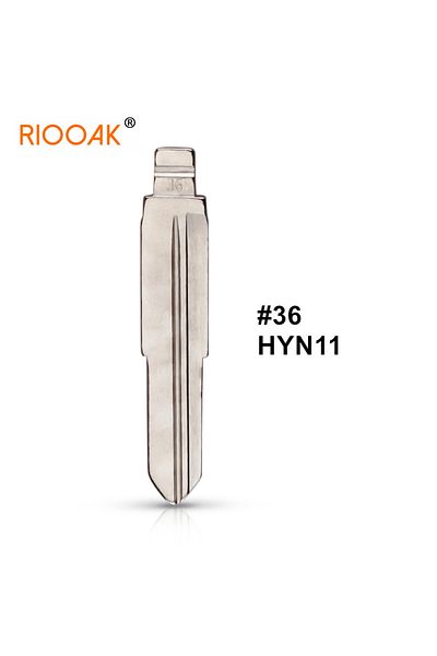 Choice 10pcs KD VVDI Uncut Flip Blank Remote Key Blade #36 HYN11 for Hyundai Elantra MISTRA Kia RIO Cera...