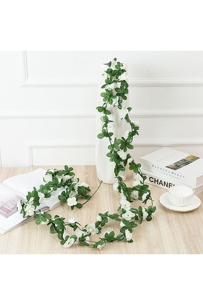 Choice WHITE 250CM Artificial Rose Flowers for Wedding Home Room Decoration Spring Autumn Garden Arch Chris