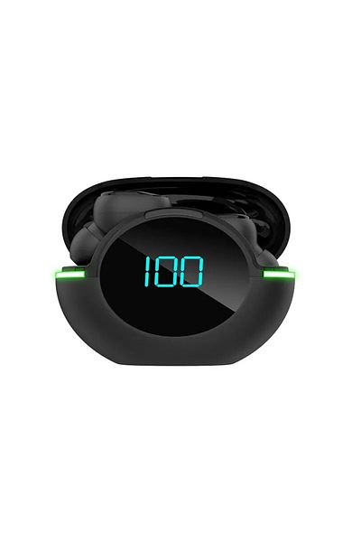 Choice black Y80 With Digital Ambient Light TWS Bluetooth 5.1 Bluetooth Earphones Sports And Fashion Wirele