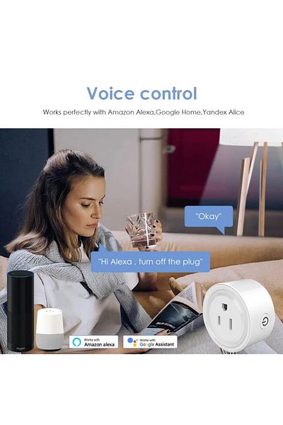 Choice TUYA Tuya Smart Wifi Plug US Standard Wireless Outlet 10A Remote Control Smart Home Appliances Work