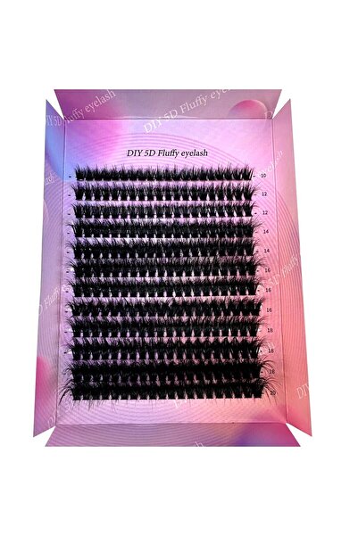 Choice1 MIX10-20mm CC-100Dmix 240Ps DIY 5D Fluffy Lash Clusters 100D Thick Ey...
