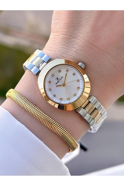 Daniel Klein 30 Mt Water Resistant Women's Wristwatch and Bracelet Set with Steel Cord - Bdk.13846.2