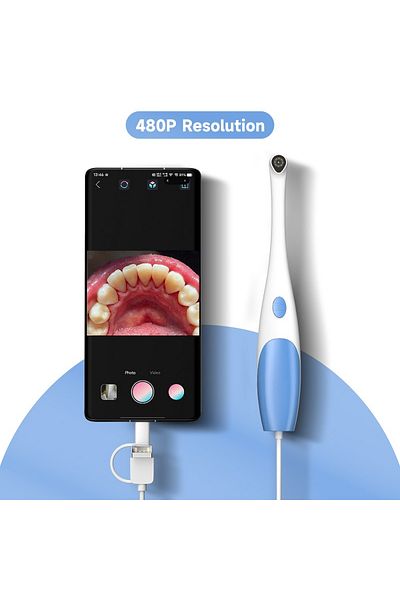 Choice 480p Handheld Android Endoscope Type-c Inspection Borescope 3in1 Usb Snake Camera 8 Led Lights Compa