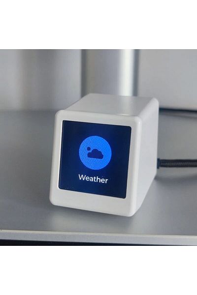Choice Pro-white Bitcoin Price Display Ticker With Smart Weather Clock, Support Cryptocurrency And Stock An
