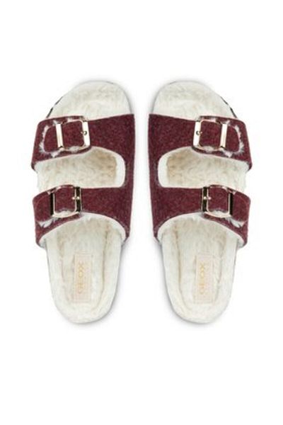Geox women's slippers D36LSA-000NY red
