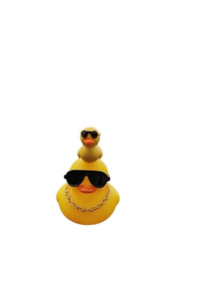 Choice 2pcs 1PC cute yellow duck car ornament decorated with duck on the top of the head, car decoration, h