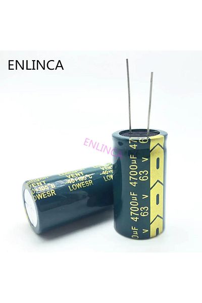 Choice 2 Picece 2-10pcs/lot T05 63v 4700uf Aluminum Electrolytic Capacitor Size 22*40 4700uf 63v4700uf 20%