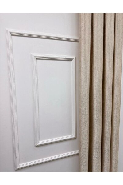 NİVEMESHOME Nivemeshome Elis V-5206 Cortina de fundal plisată 1/3