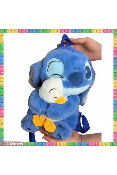 Choice 30CM-11.8 inches backpack Lilo&Stitch Cute Cartoon Plush Dolls Backpack Kawaii Anime Disney Stitch F