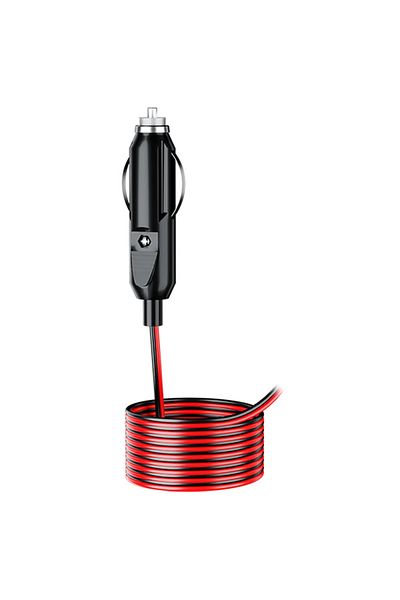 Choice 4M DC12V 24V Car 15A Male Car Cigarette Lighter Socket Plug Connector Adapter Safe with LED Indicato