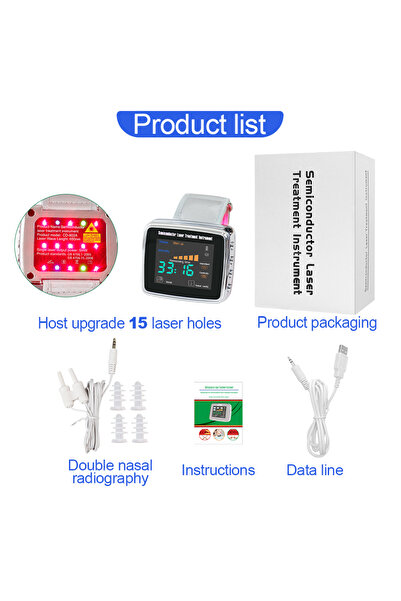 Choice 2 Nasal with box Hypertension 15 Laser Watch Health Care Prevent Cardiovascular High Blood Pressure
