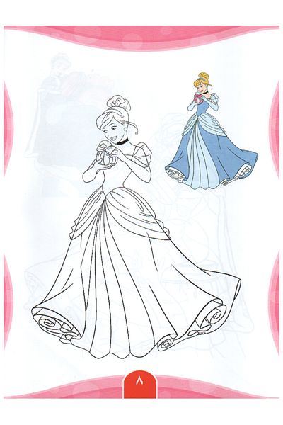 Coloring Book تلوين سندريلا