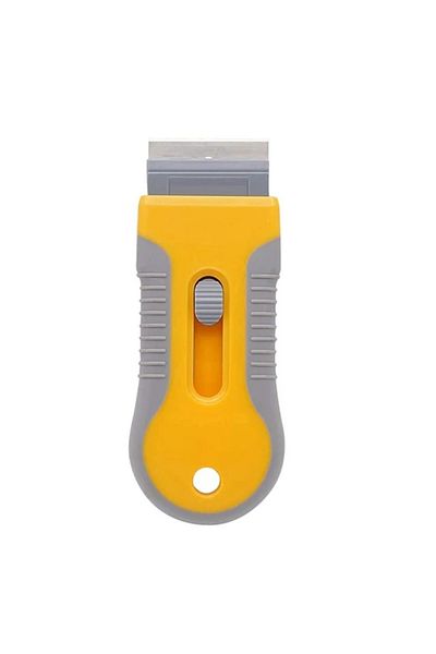 Choice Double Head Glue Removal Blade Glass Oven Razor Scraper Plastic Handle Razor Scraper Spatula Car Fil