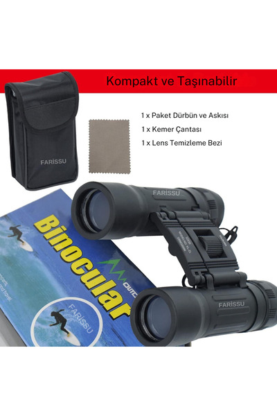 farissu GOLD KAMA 12x30 Kompakt Dürbün – Net ve Güçlü Görüş Deneyimi!