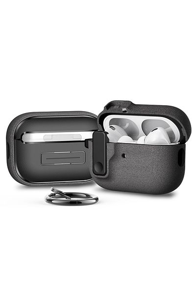 Choice For AirPods Pro2 Suede gray Security Lock Cover for AirPods Pro 2 3 Case for AirPods Pro2 Pro 2nd Ge