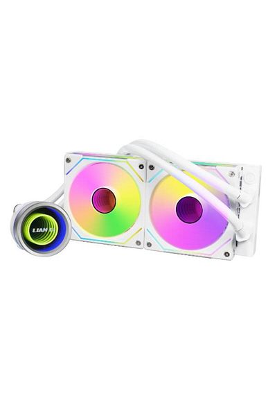 Lian Li Cooler CPU Lian Li Galahad II 240 Trinity ARGB, iluminare ARGB, 2x 120mm, 2450 rpm, PWN (Alb)